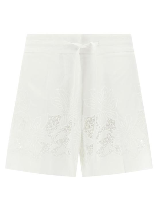 25SS 파로쉬 숏팬츠 D210163CIOCCOLATO001 WHITE