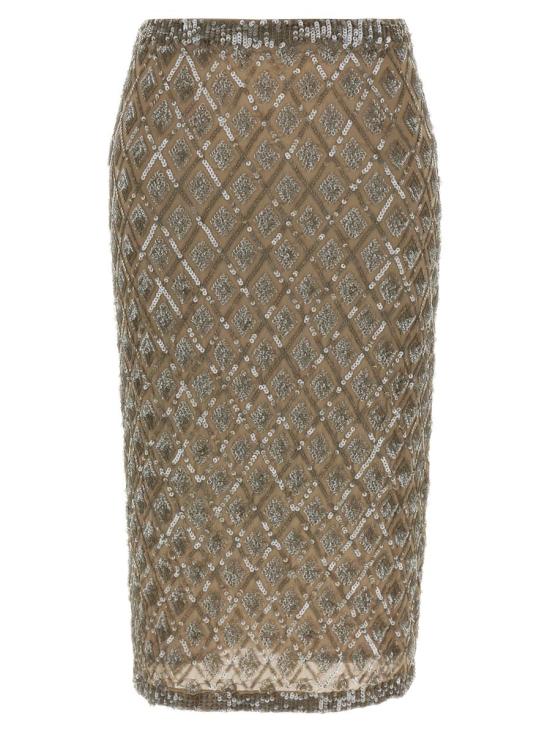 25SS 파로쉬 숏 스커트 D621510GILD038 Beige