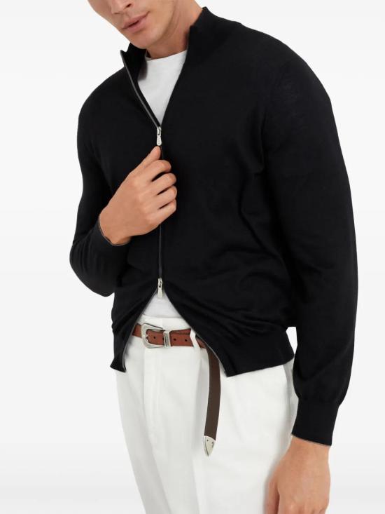  브루넬로 쿠치넬리 자켓 M2300106CH101 black - BRUNELLO CUCINELLI