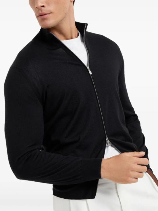  브루넬로 쿠치넬리 자켓 M2300106CH101 black - BRUNELLO CUCINELLI