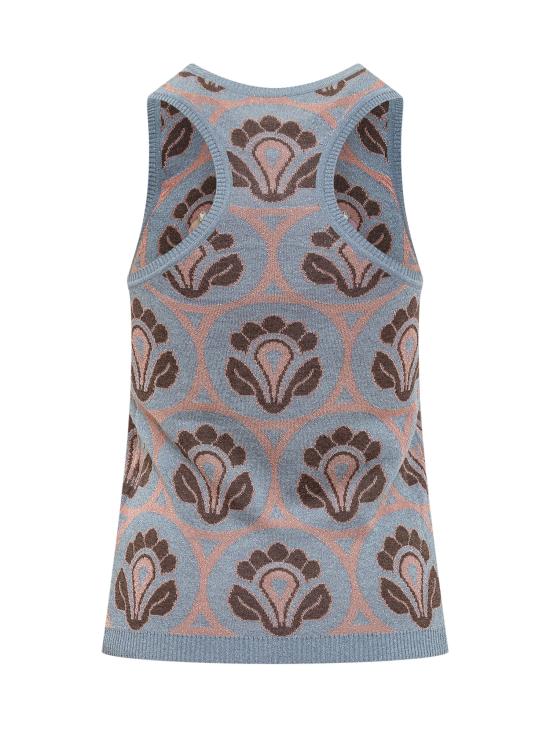  에트로 민소매 티셔츠 WRKE0120AR237 X0880 STAMPA FDO AZZURRO - ETRO