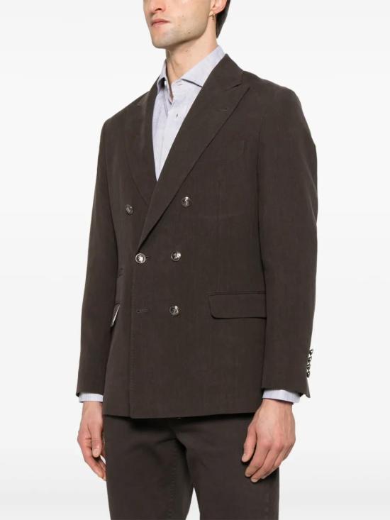  브루넬로 쿠치넬리 수트 자켓 MW4317BPD2C735 coffee - BRUNELLO CUCINELLI