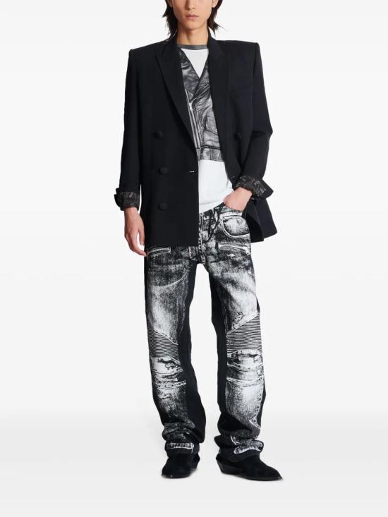  발망 반팔 티셔츠 EH1EG010GE40 white - BALMAIN