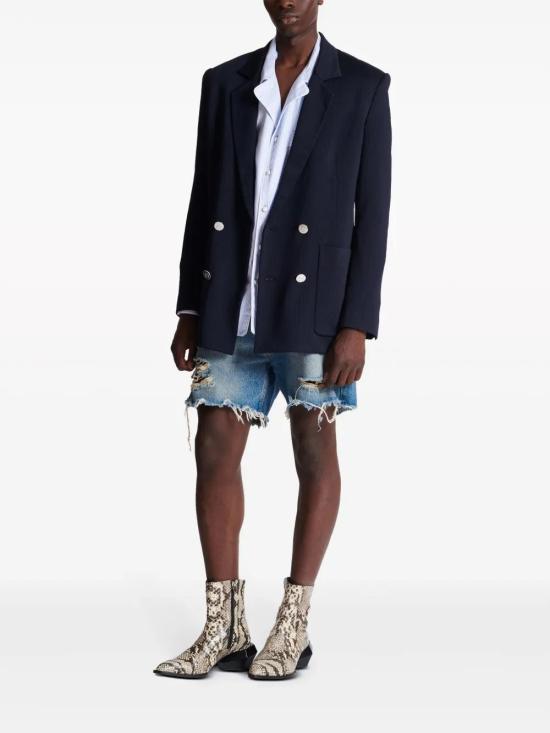  발망 수트 자켓 CH1SI163JH31 navy - BALMAIN