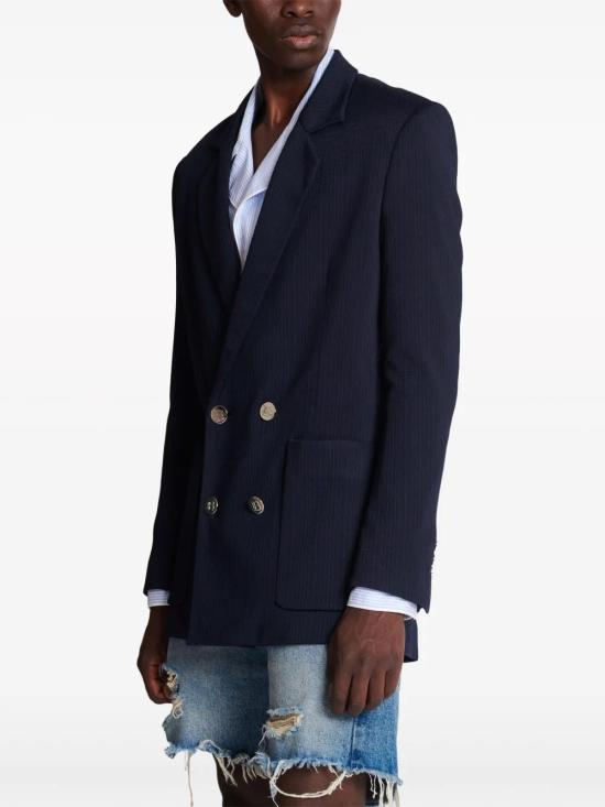  발망 수트 자켓 CH1SI163JH31 navy - BALMAIN