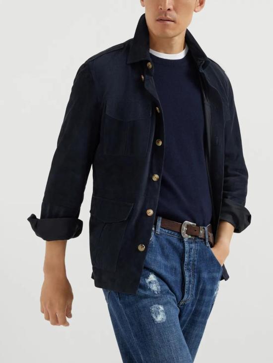  브루넬로 쿠치넬리 긴팔 셔츠 MPCLN2035C6536 - BRUNELLO CUCINELLI