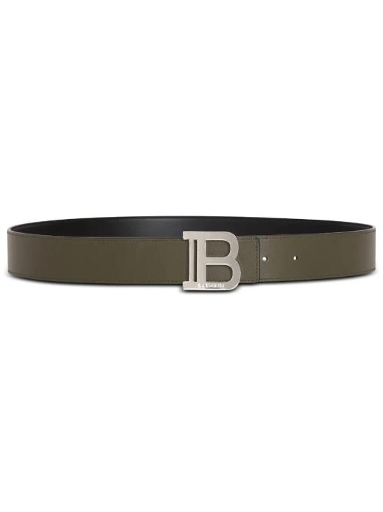 발망 가죽 벨트 CM1WJ000LRMC black - BALMAIN