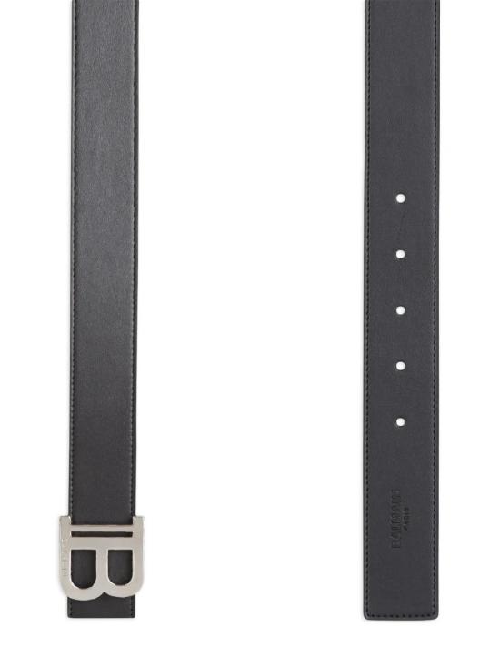  발망 가죽 벨트 CM1WJ000LRMC black - BALMAIN