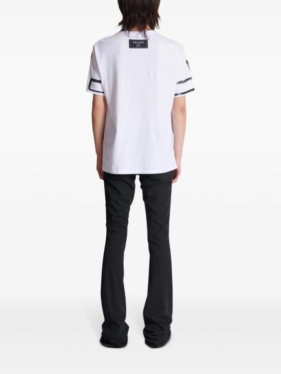  발망 반팔 티셔츠 EH1EG010GE35 white - BALMAIN