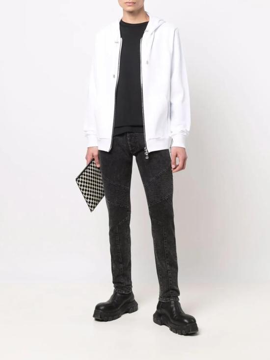  발망 데님 팬츠 XH1MG065DB67 black - BALMAIN