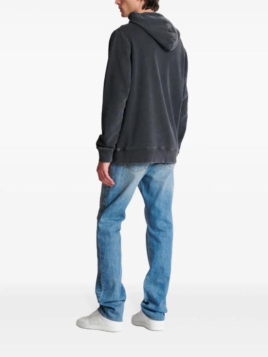  발망 후드 티셔츠 EH1JT047BC72 dark grey - BALMAIN