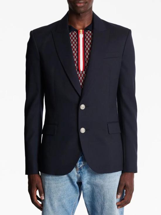  발망 수트 자켓 BH1SI315WB12 navy - BALMAIN