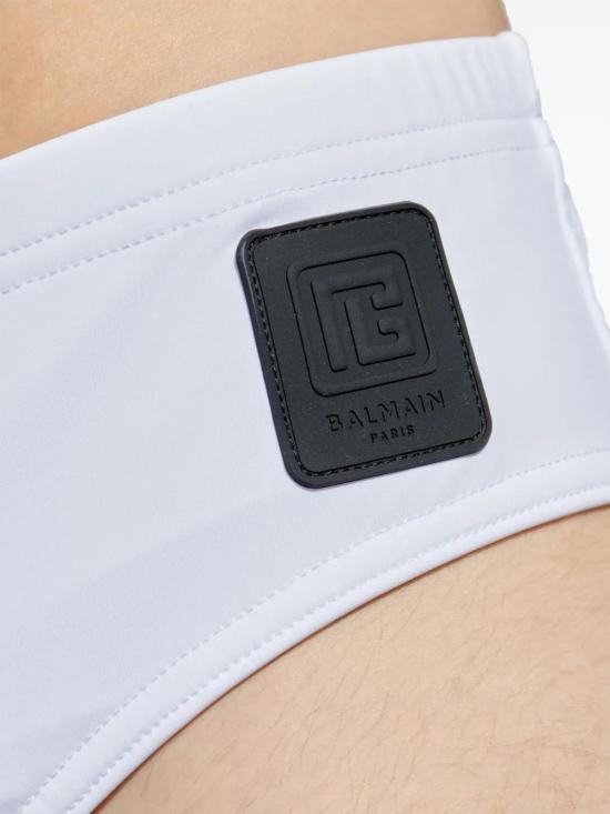  발망 스윔팬츠 BWB311560 white - BALMAIN