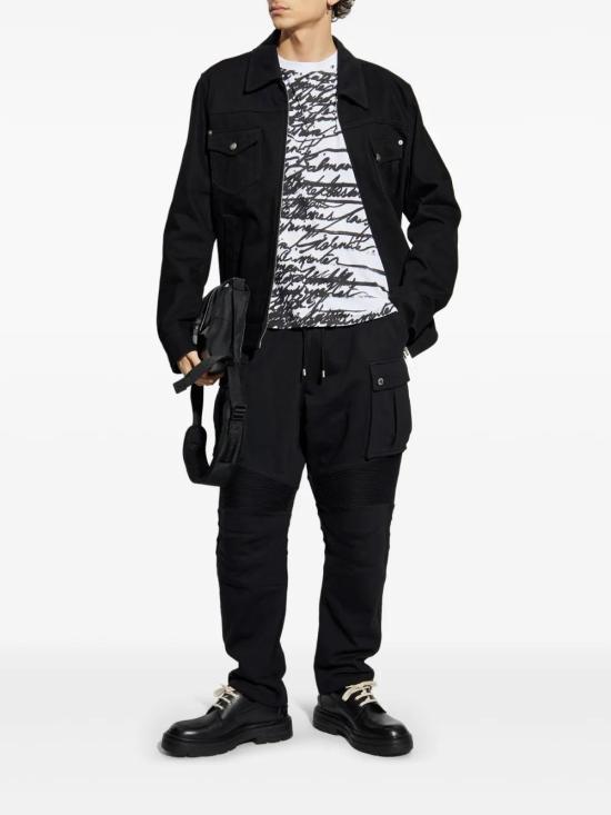  발망 긴팔 티셔츠 EH1EK036GE33 white - BALMAIN