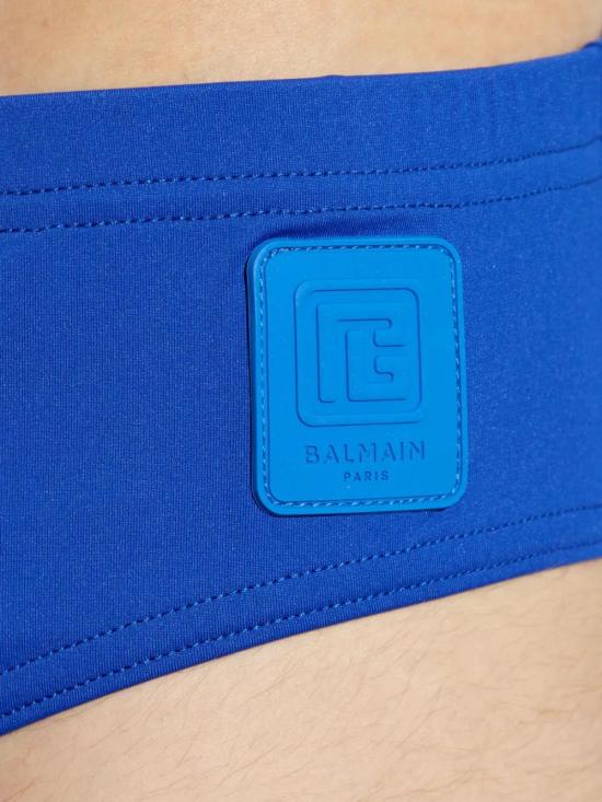  발망 스윔팬츠 BWB311560 blue - BALMAIN