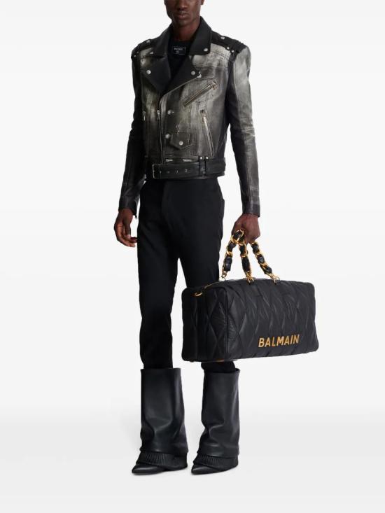  발망 더플백 EM1EC237TNDT black - BALMAIN