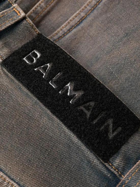  발망 데님 팬츠 AH1MG000DD04 - BALMAIN
