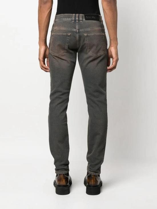  발망 데님 팬츠 AH1MG000DD04 - BALMAIN
