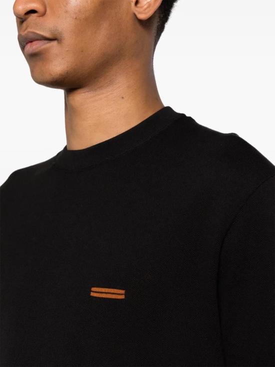  에르메네질도제냐 반팔 티셔츠 UDC9XA7C10 black - ERMENEGILDO ZEGNA