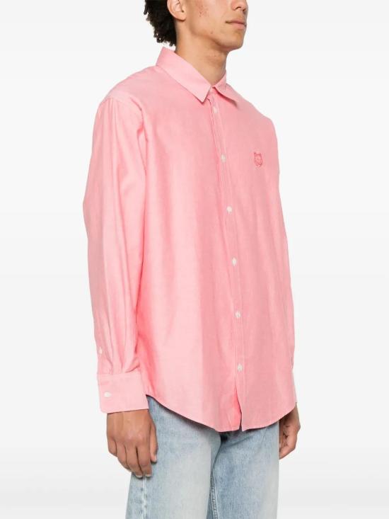  메종키츠네 긴팔 셔츠 MM00405WC2047 salmon - MAISON KITSUNE