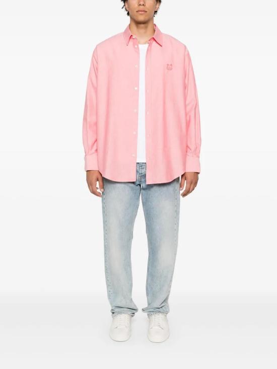  메종키츠네 긴팔 셔츠 MM00405WC2047 salmon - MAISON KITSUNE