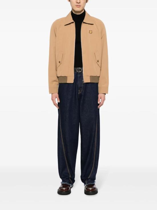  메종키츠네 봄버 자켓 LM02103WQ0062P220 beige - MAISON KITSUNE