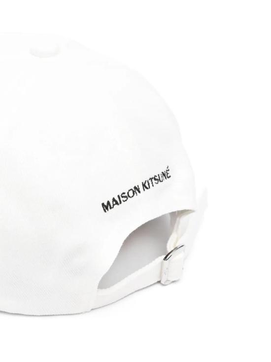  메종키츠네 모자 LM06103WW0087 white - MAISON KITSUNE