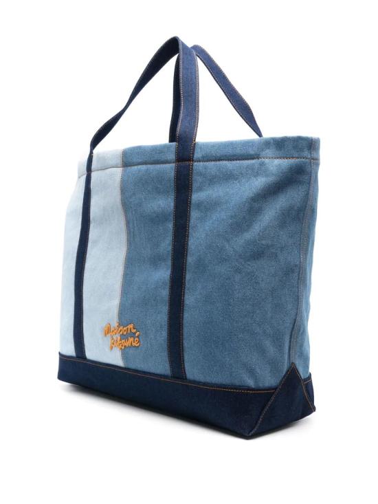  메종키츠네 토트백 MW05109WW5022 indigo - MAISON KITSUNE