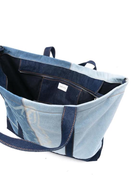  메종키츠네 토트백 MW05109WW5022 indigo - MAISON KITSUNE