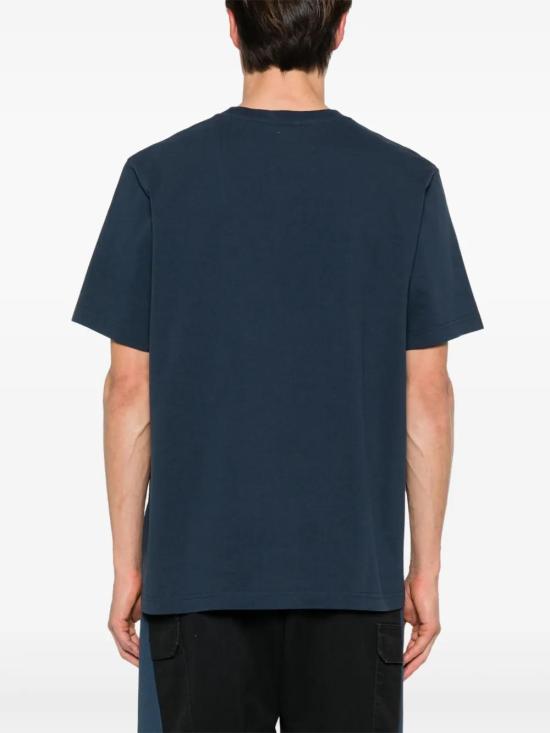  메종키츠네 반팔 티셔츠 MM00111KJ0118 dark blue - MAISON KITSUNE