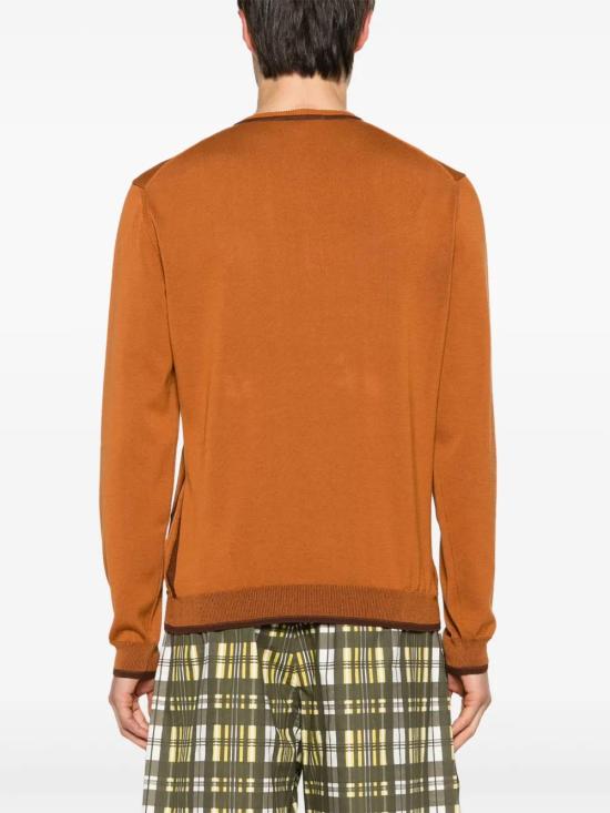  메종키츠네 스웨터 MM00802KT1103 tobacco - MAISON KITSUNE