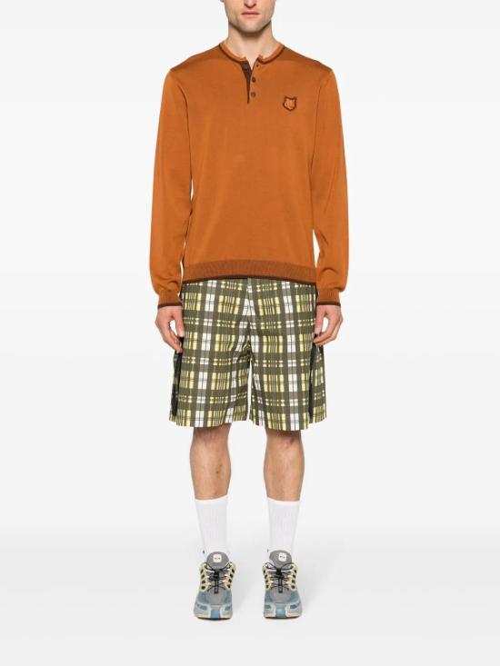  메종키츠네 스웨터 MM00802KT1103 tobacco - MAISON KITSUNE