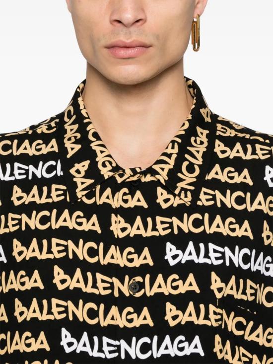  발렌시아가 긴팔 셔츠 681812TRLJ3 black - BALENCIAGA