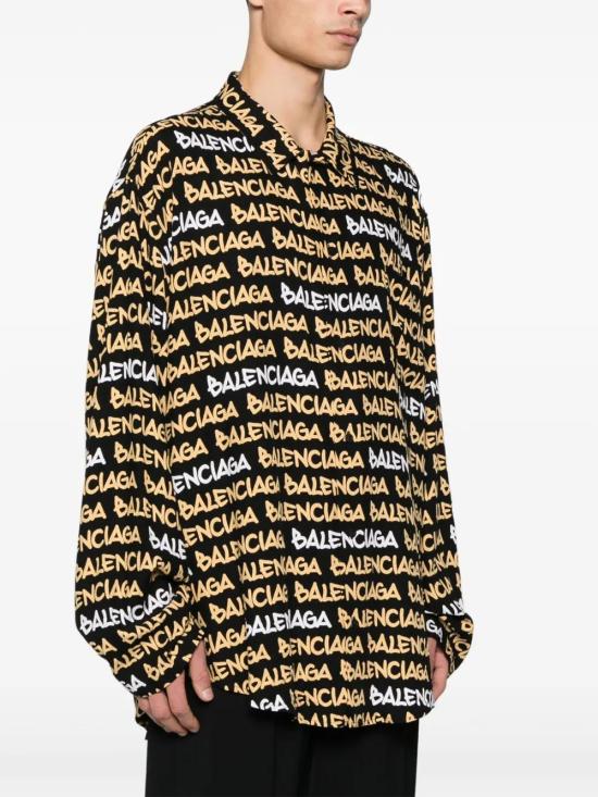  발렌시아가 긴팔 셔츠 681812TRLJ3 black - BALENCIAGA