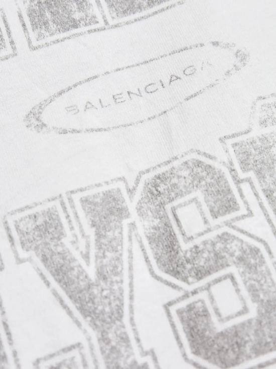  발렌시아가 반팔 티셔츠 787349TRVN1 white - BALENCIAGA
