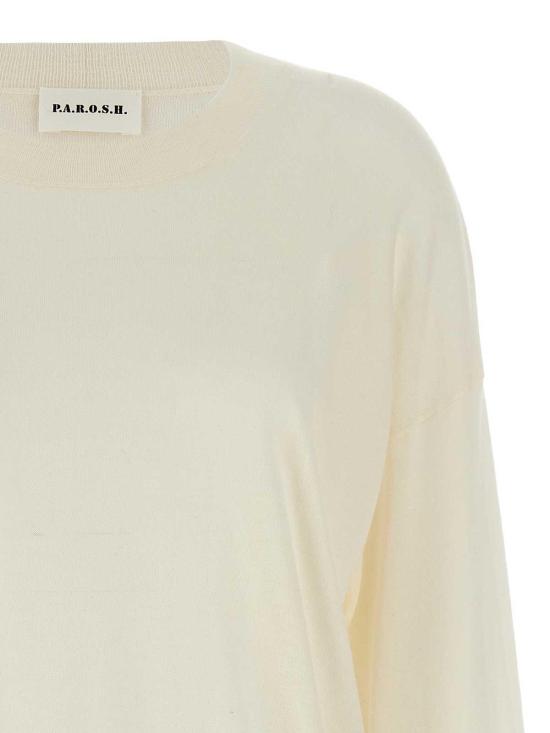 24FW 파로쉬 긴팔 티셔츠 D540782LINFA002 White - PAROSH