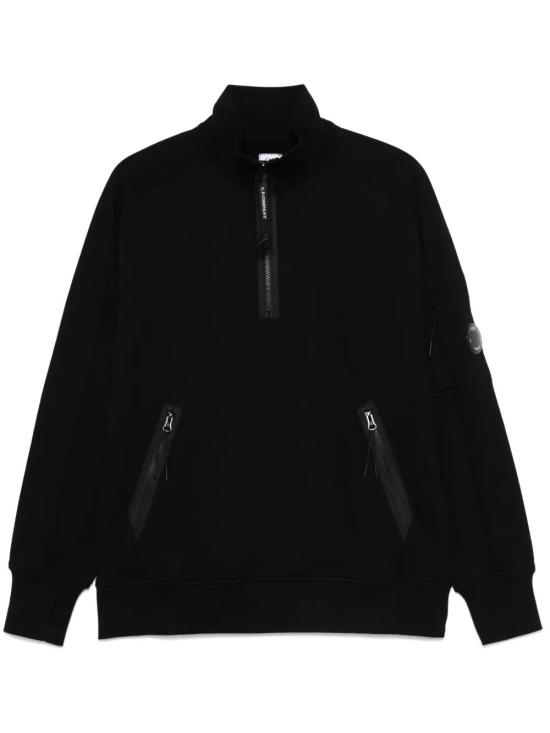  씨피 컴퍼니 긴팔 티셔츠 17CMSS027A005086W black