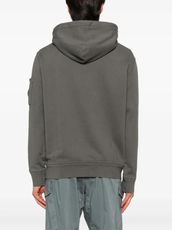  씨피 컴퍼니 후드 티셔츠 18CMSS099A110044R dark grey - C.P. COMPANY
