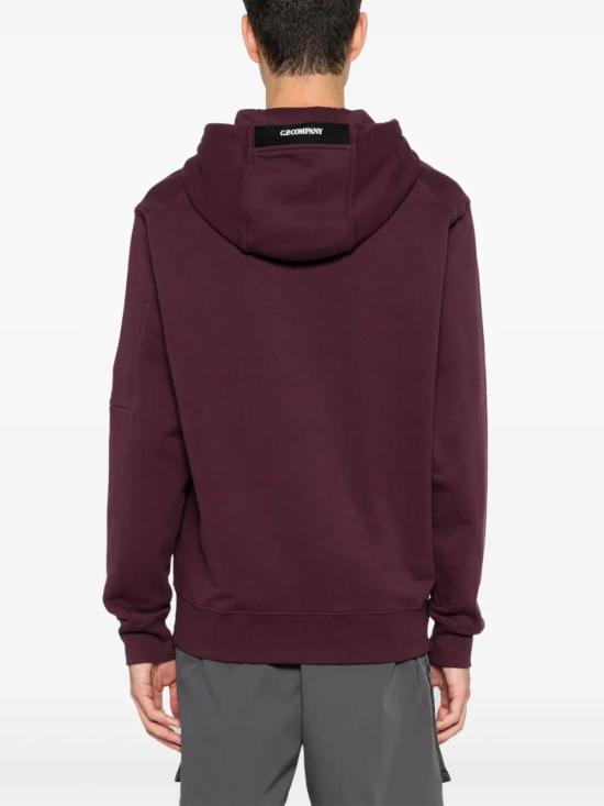 씨피 컴퍼니 후드 티셔츠 17CMSS024A005086W plum - C.P. COMPANY