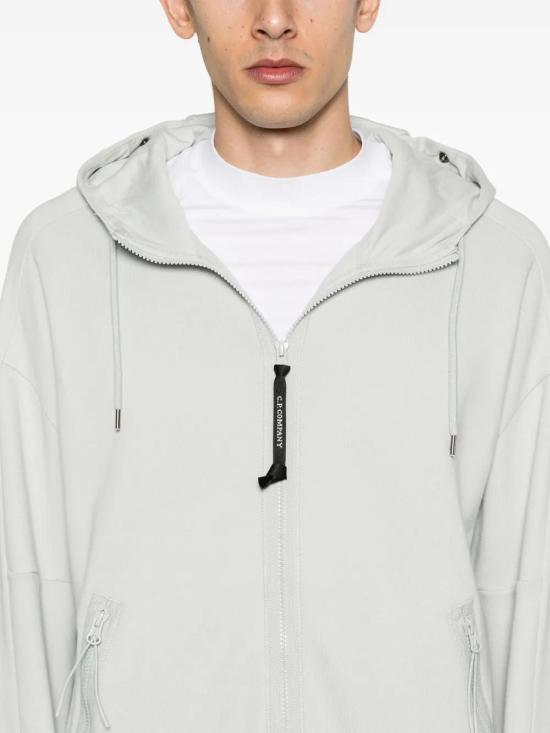  씨피 컴퍼니 후드 티셔츠 18CMSS028A005086W grey - C.P. COMPANY