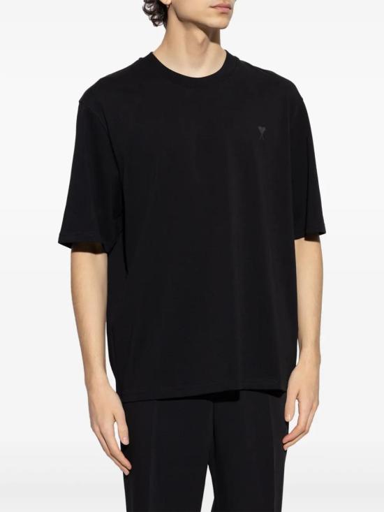  아미 반팔 티셔츠 UTS074726 black - AMI