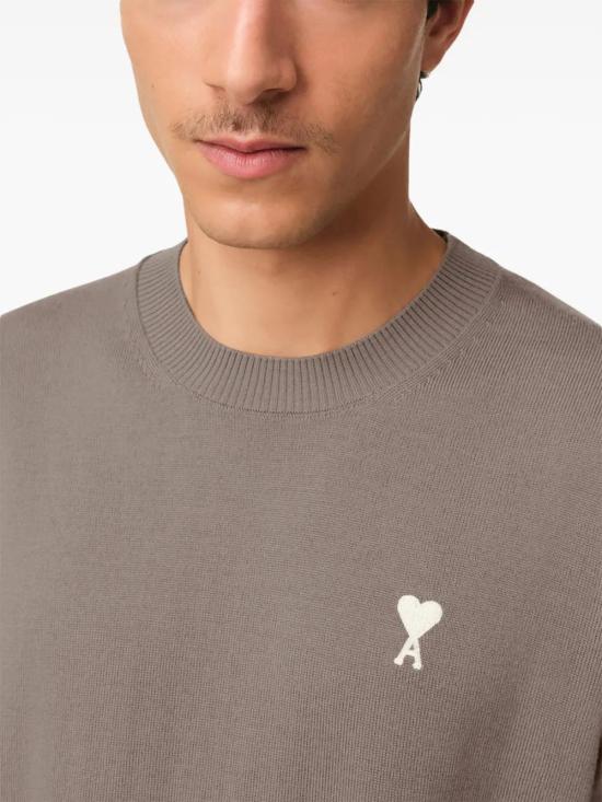  아미 스웨터 E25HKS121KN0025 taupe - AMI