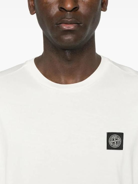  스톤 아일랜드 반팔 티셔츠 K1S152100039S0013 white - STONE ISLAND