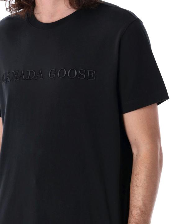 25SS 캐나다구스 반팔 티셔츠 1420M2 61 BLACK - CANADA GOOSE