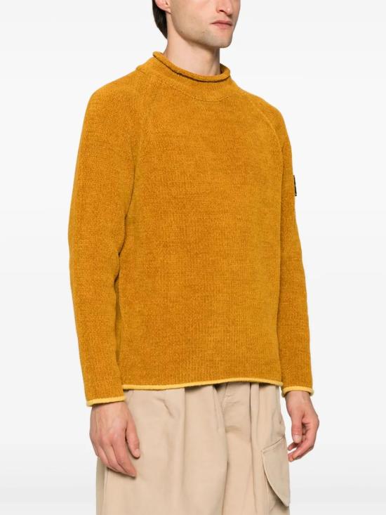  스톤 아일랜드 스웨터 8115557A9 dark yellow - STONE ISLAND