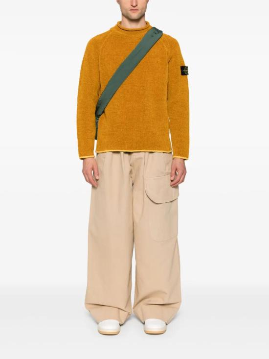  스톤 아일랜드 스웨터 8115557A9 dark yellow - STONE ISLAND