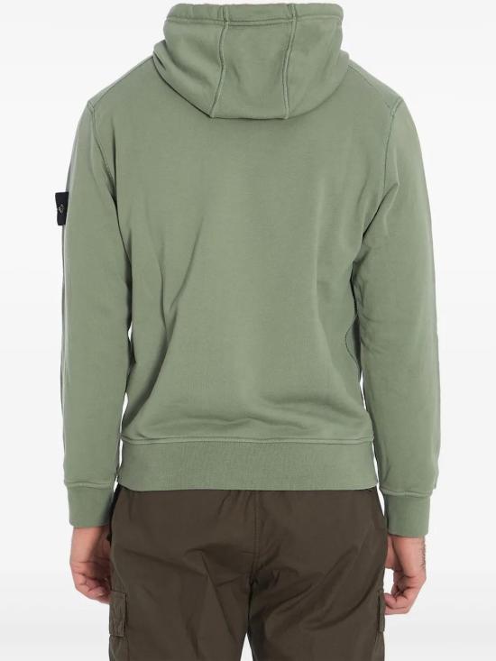  스톤 아일랜드 후드 티셔츠 K1S156100045S0051 green - STONE ISLAND