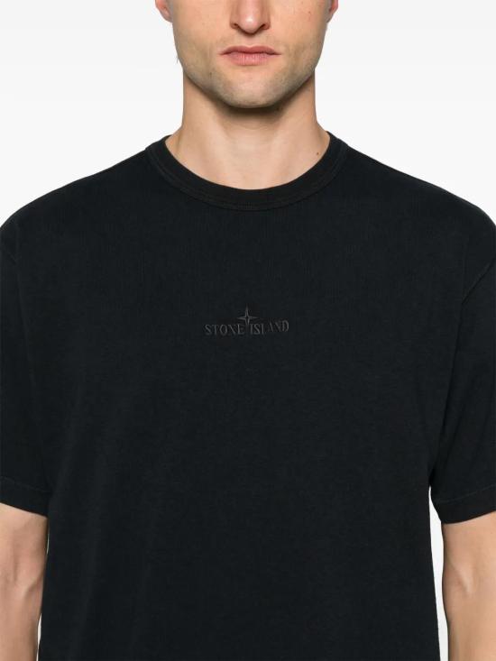  스톤 아일랜드 반팔 티셔츠 811522258 midnight blue - STONE ISLAND