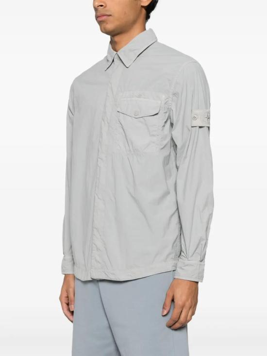  스톤 아일랜드 긴팔 셔츠 K1S151100003S00F6 grey - STONE ISLAND