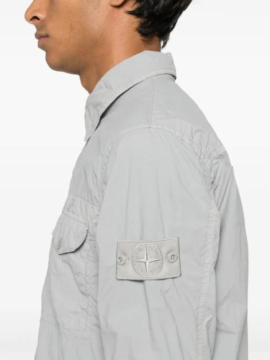  스톤 아일랜드 긴팔 셔츠 K1S151100003S00F6 grey - STONE ISLAND